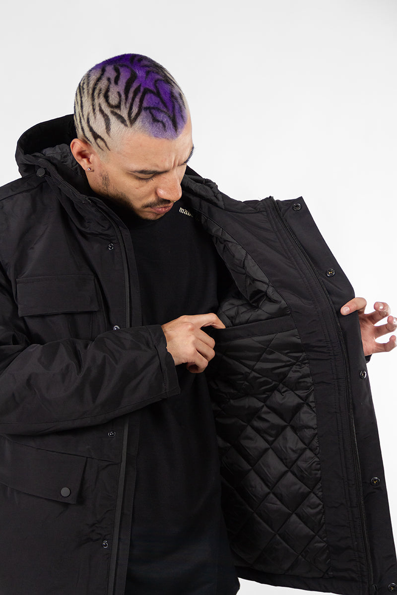 Campera King Of Art H Parka Negro