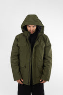 Campera King Of Art H Parka Militar Verde