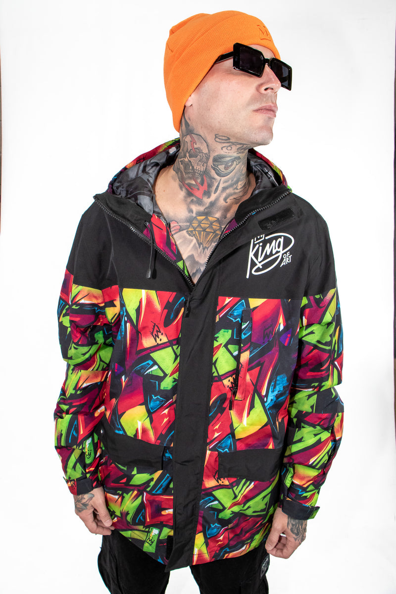 Campera De Nieve King Of Art U Nerf Print Importado 10 K