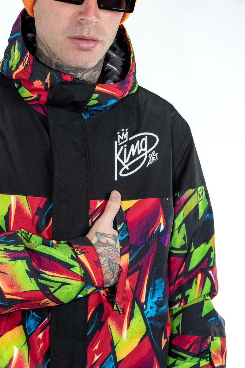 Campera De Nieve King Of Art U Nerf Print Importado 10 K