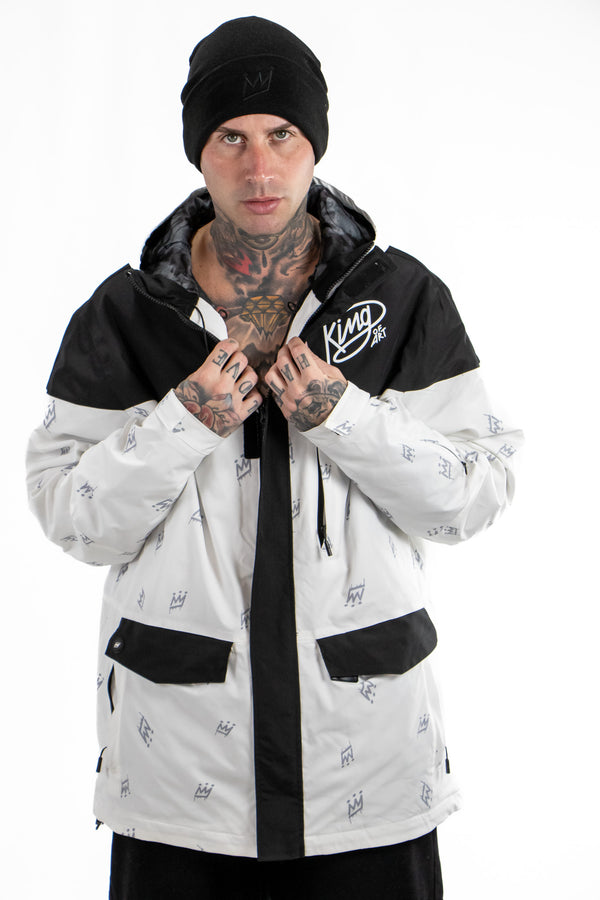 Campera De Nieve King Of Art PREVENTA U Nerf White Importado 10 K