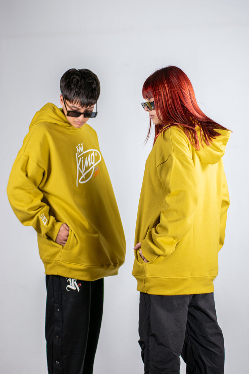 Buzo King Of Art H Baker Amarillo Unisex