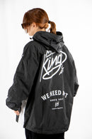 Anorak King Of Art H Rompeviento Unisex Somer Negro Y Blanco