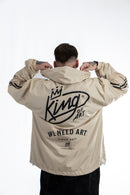 Anorak King Of Art H Rompeviento Unisex Somer Beige 6081B
