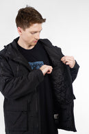 Campera Kingpin Parka Negro (Productos Outlet)