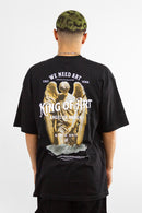 Remera King Of Art Reclaim  Negro Y9