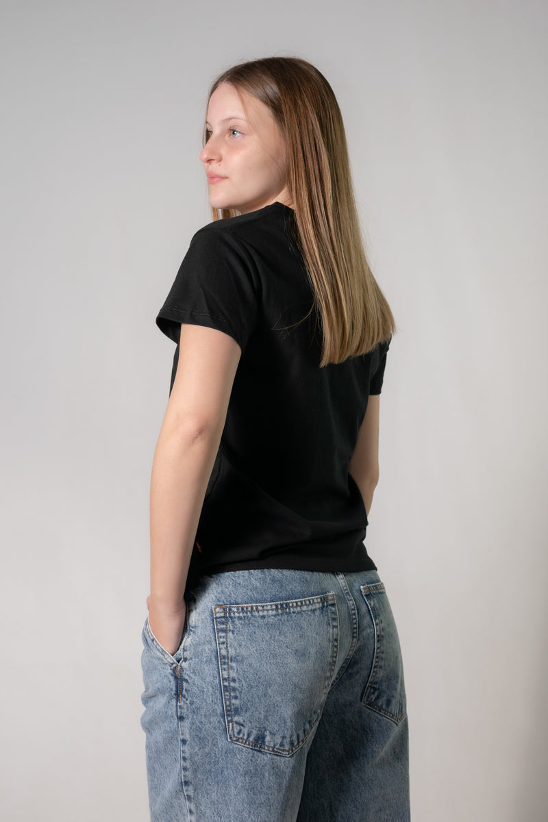 Remera Levis De Mujer The Perfect Tee Batw C Negro🖤💓