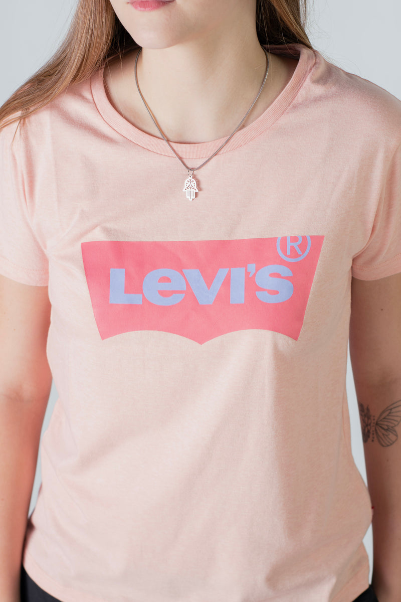 Remera Levi's The Perfect Tee (Batwing) Rosa