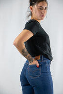 Remera Levis Mujer The Perfect Tee Negro (0045)