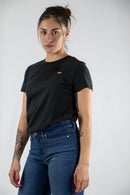 Remera Levis Mujer The Perfect Tee Negro (0045)