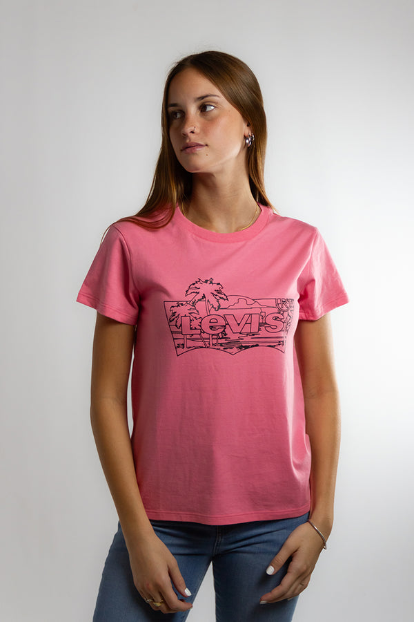 Remera Levis The Perfect Tee Wild Rose