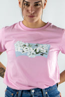 Remera Levis The Perfect Tee Fill Bat Rosa