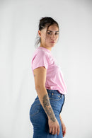 Remera Levis The Perfect Tee Fill Bat Rosa