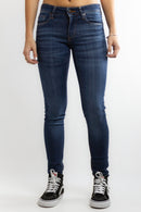 Jean Levis H 510 Skinny Mid Blue Worn