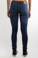 Jean Levis H 510 Skinny Mid Blue Worn
