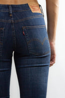 Jean Levis H 510 Skinny Mid Blue Worn