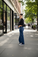 Jean Levis Leg Clever Azul