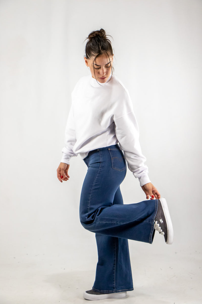 Jean Levis Wide 318 Leg Clever Girl Medio Oscuro