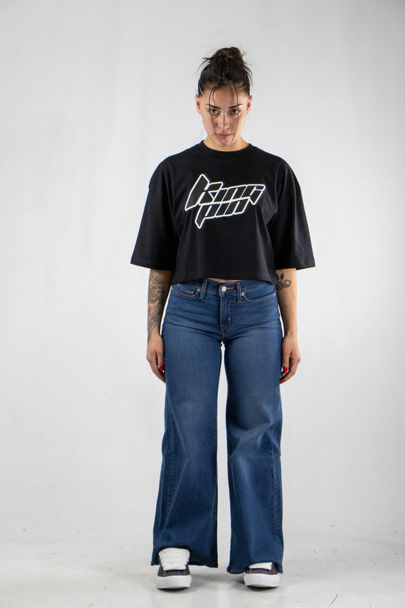 Jean Levis Wide 318 Leg Clever Girl Medio Oscuro