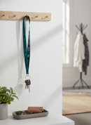 Llavero Ocn Tape Negro/Turquesa