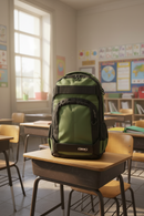 Mochila Ocn Porta Skate Verde