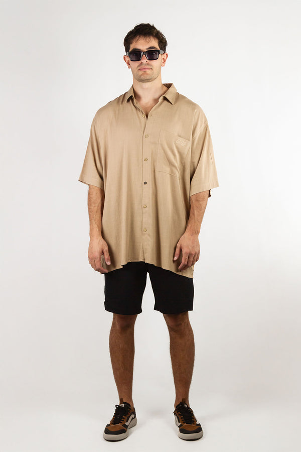 Camisa Ocn H Garment Camel (T5)