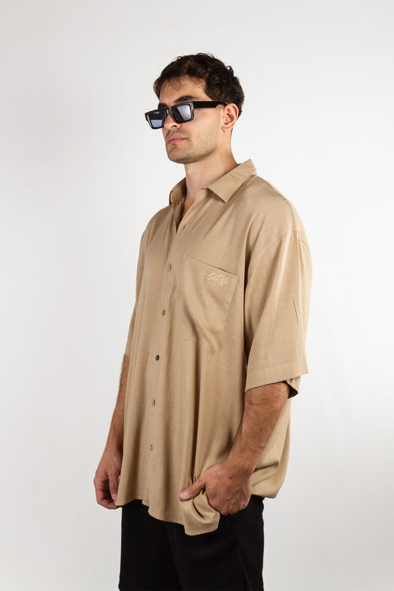 Camisa Ocn H Garment Camel (T5)