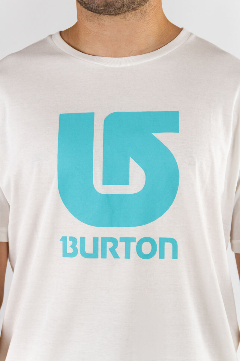 Remera Burton H Vertical White-Blue