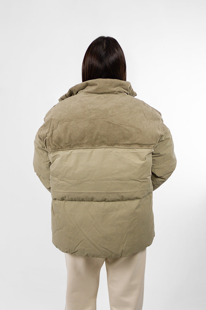 Campera Rip Curl Mujer G JK CORD (N7) Puffer High Tide Verde