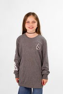 Remera Volcom Kids Send Gris