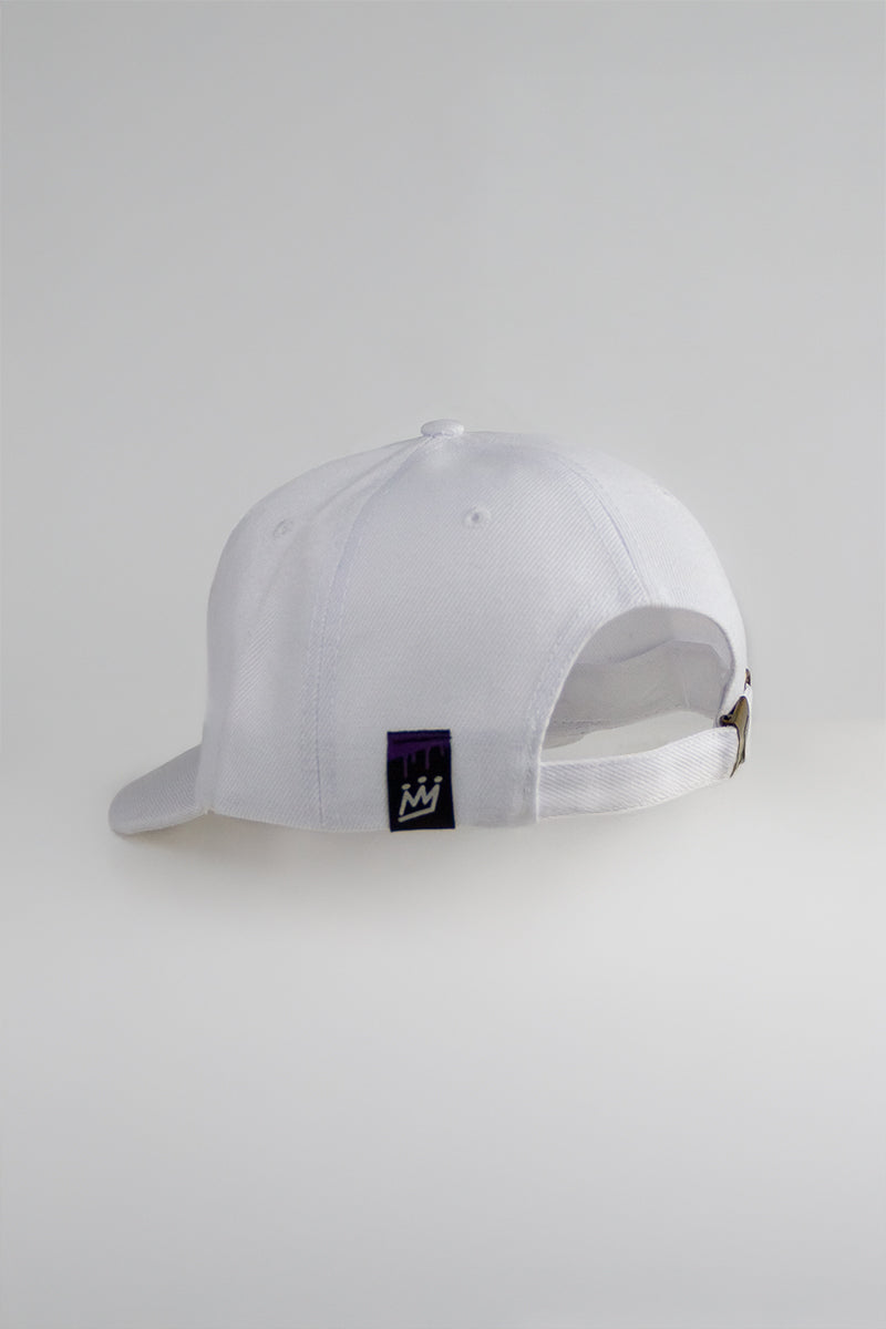 Gorra King Of Art Cap H Lisa Bordada Koa Blanco