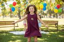 Vestido Ocn Kids Jane Bordo