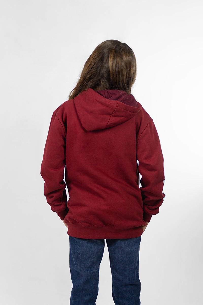 Buzo Ocn Kids Canguro Original Bordo 674N0