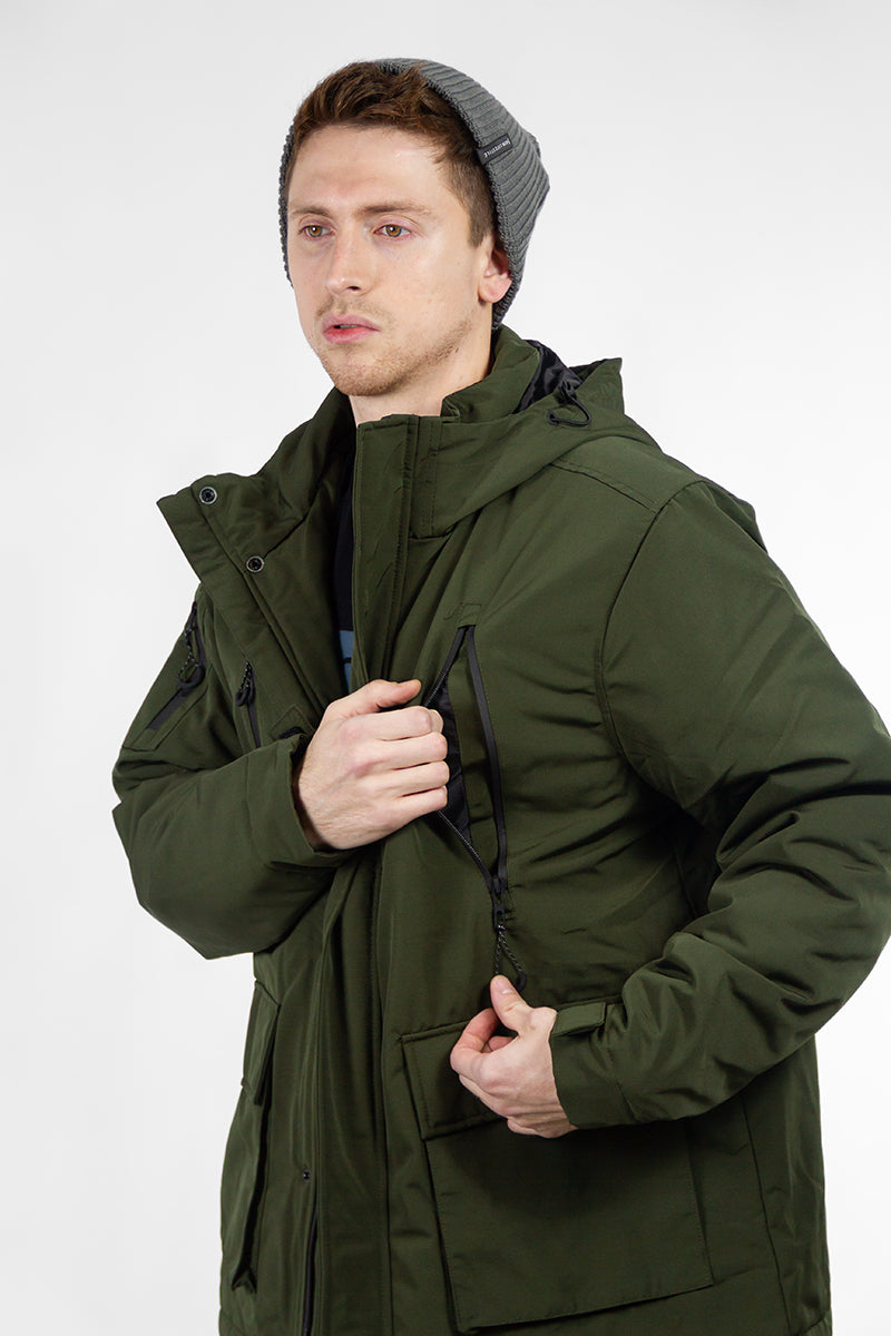 Campera Kingpin H Parka Militar Verde