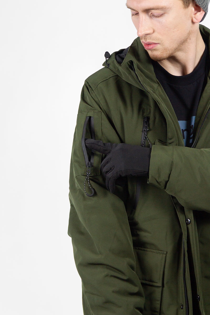 Campera Kingpin H Parka Militar Verde