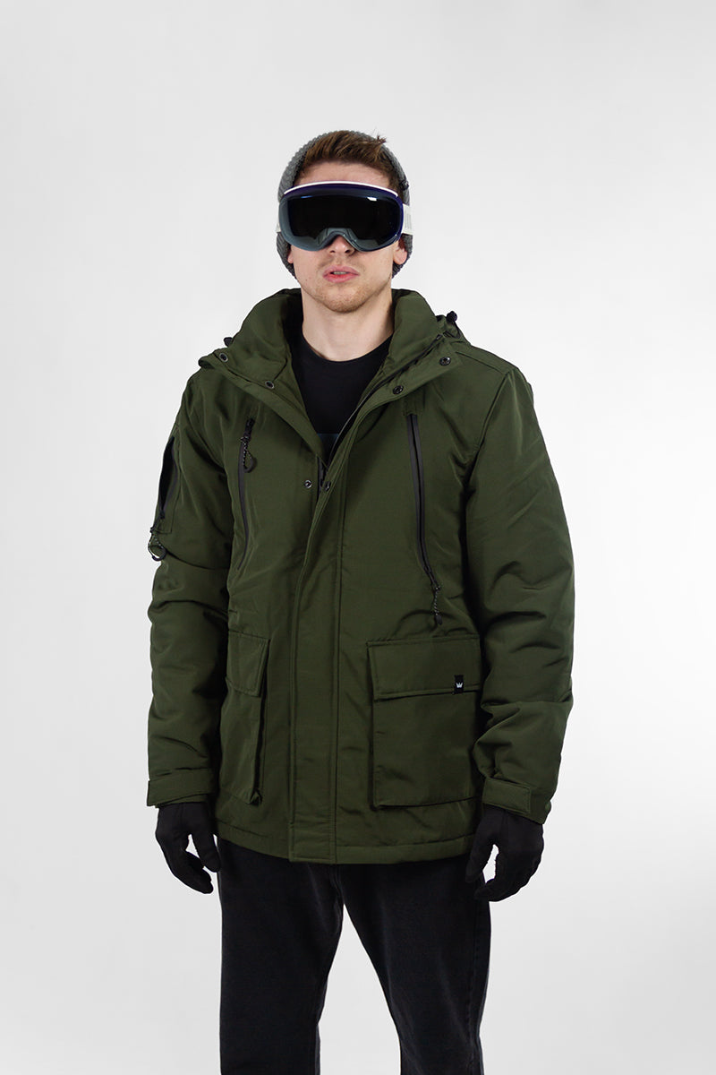 Campera Kingpin H Parka Militar Verde