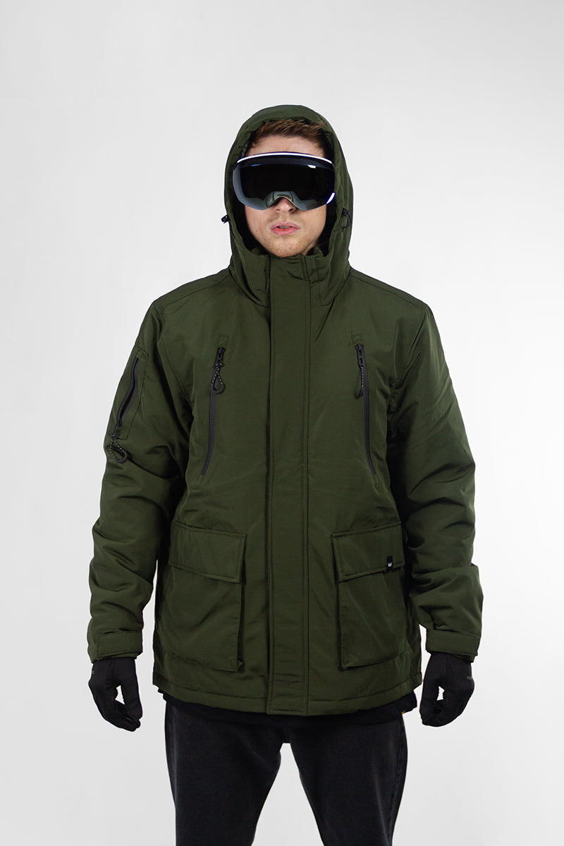 Campera Kingpin H Parka Militar Verde