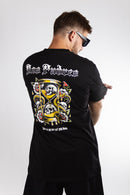 Remera Dos Padres H Diseño Negro 5D