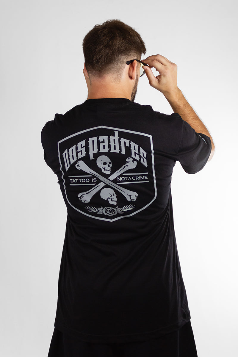 Remera Dos Padres H Regular Negro 2E