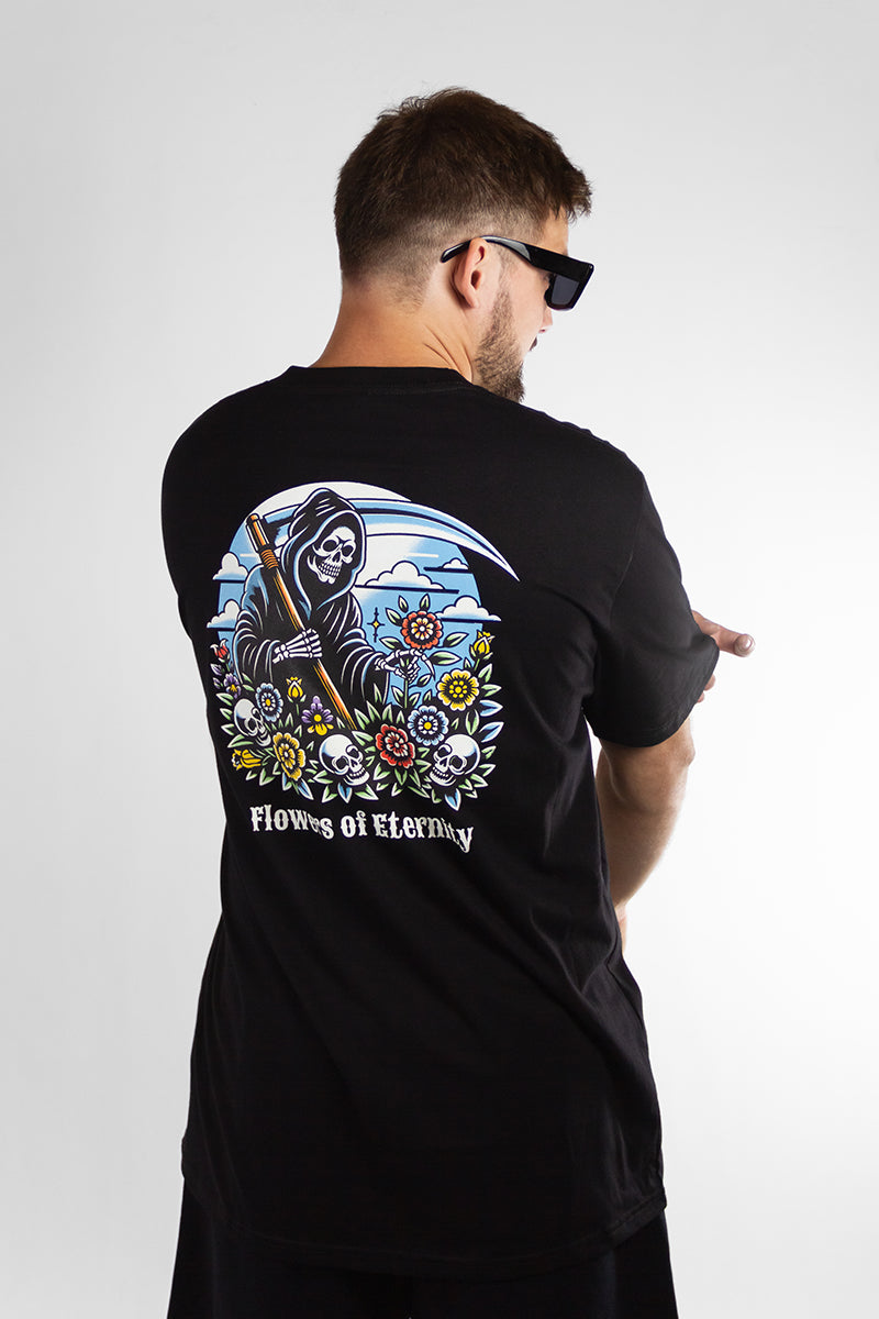 Remera Hombre Dos Padres Diseño Negro 6d