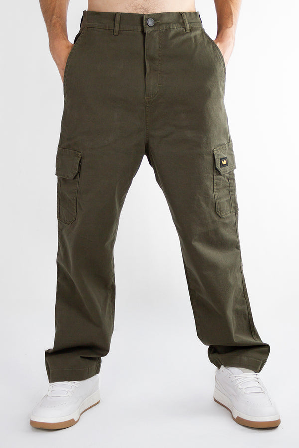 Pantalon Kingpin  Hombre Cargo Verde