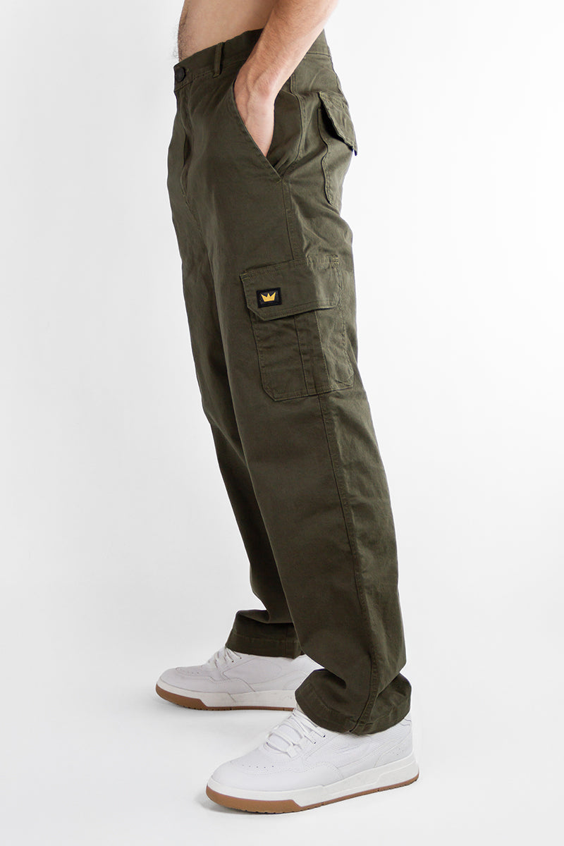 Pantalon Kingpin  Hombre Cargo Verde