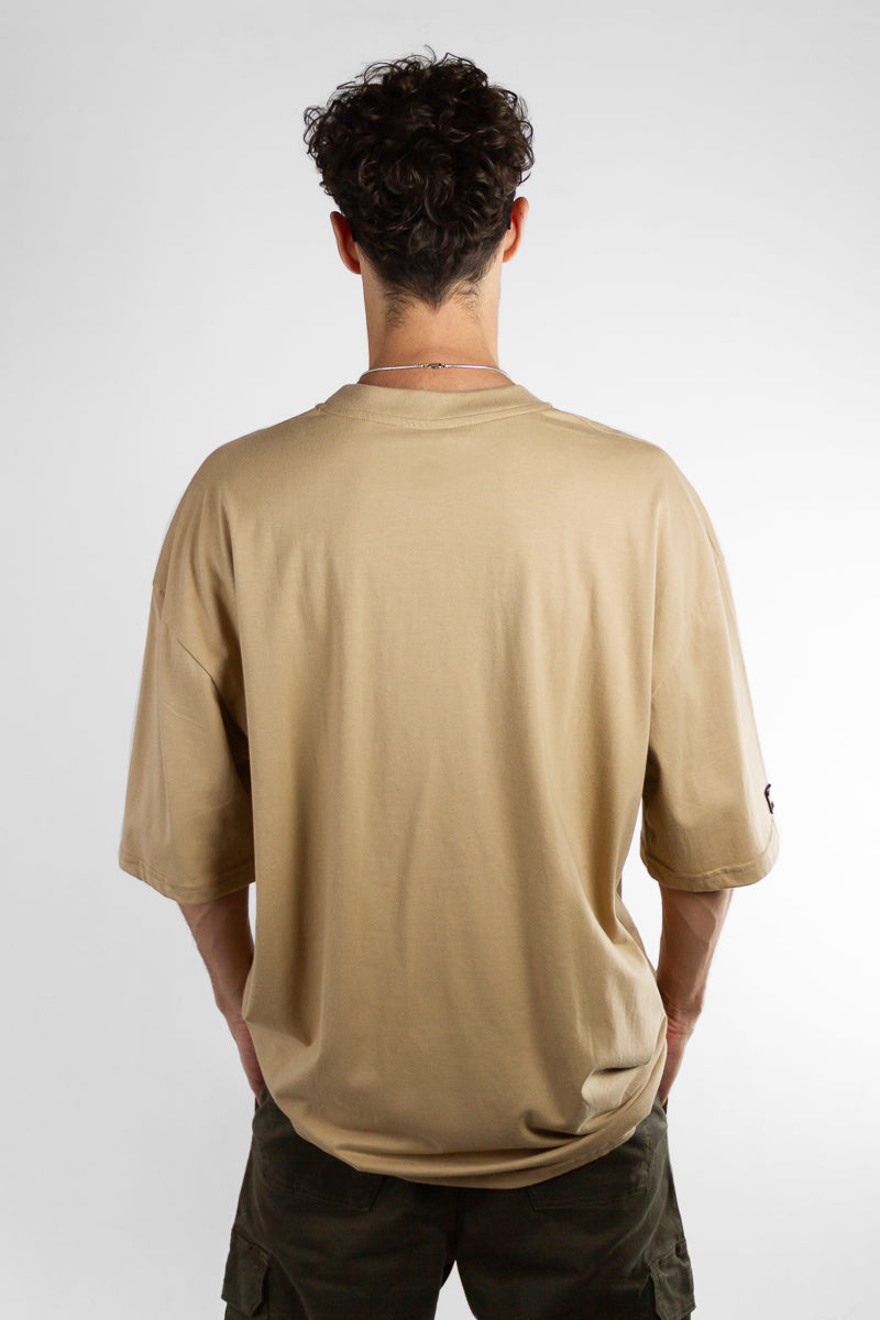 Remera Hombre Kingpin Oversize Beige Y6