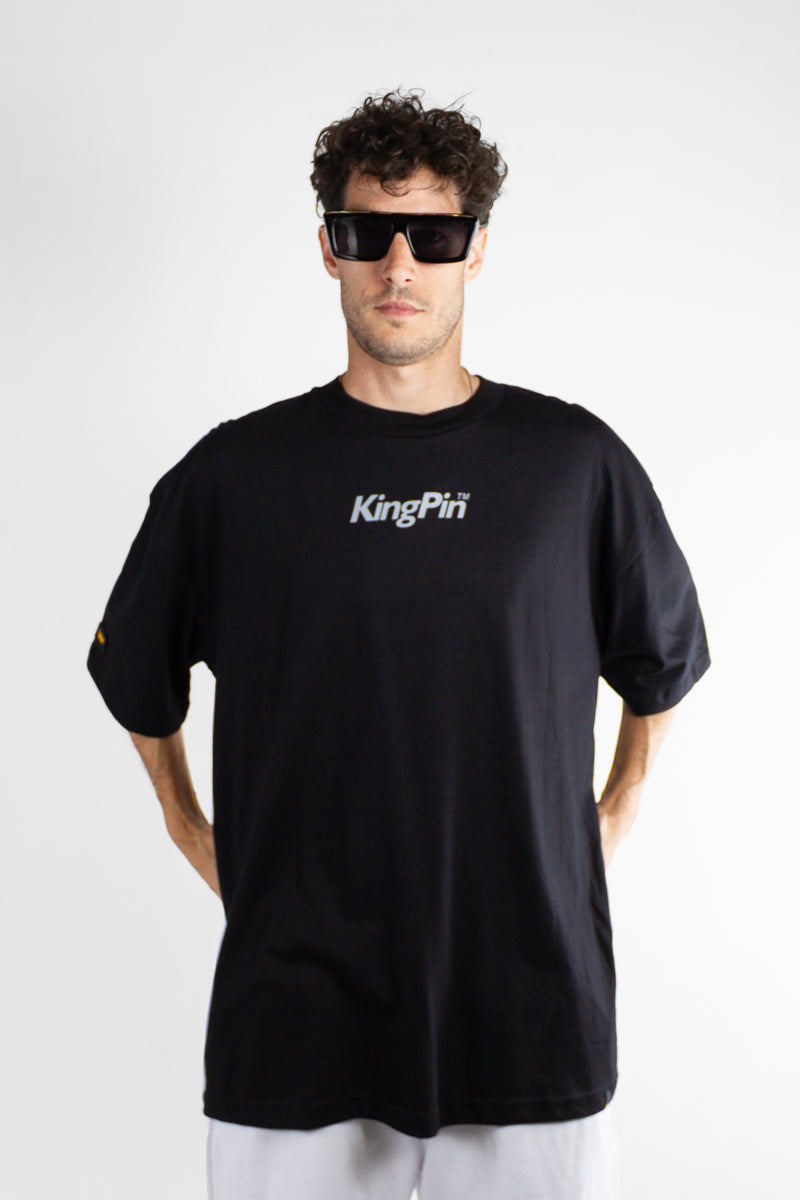 Remera Kingpin H Oversize Negro 4C