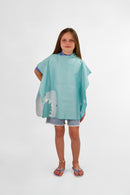Poncho Mibi Shark Verde Agua
