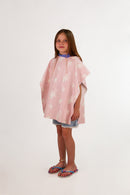 Poncho Mibi Octopus Rosa Claro