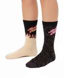 Medias Santa Cruz Negro/Beige