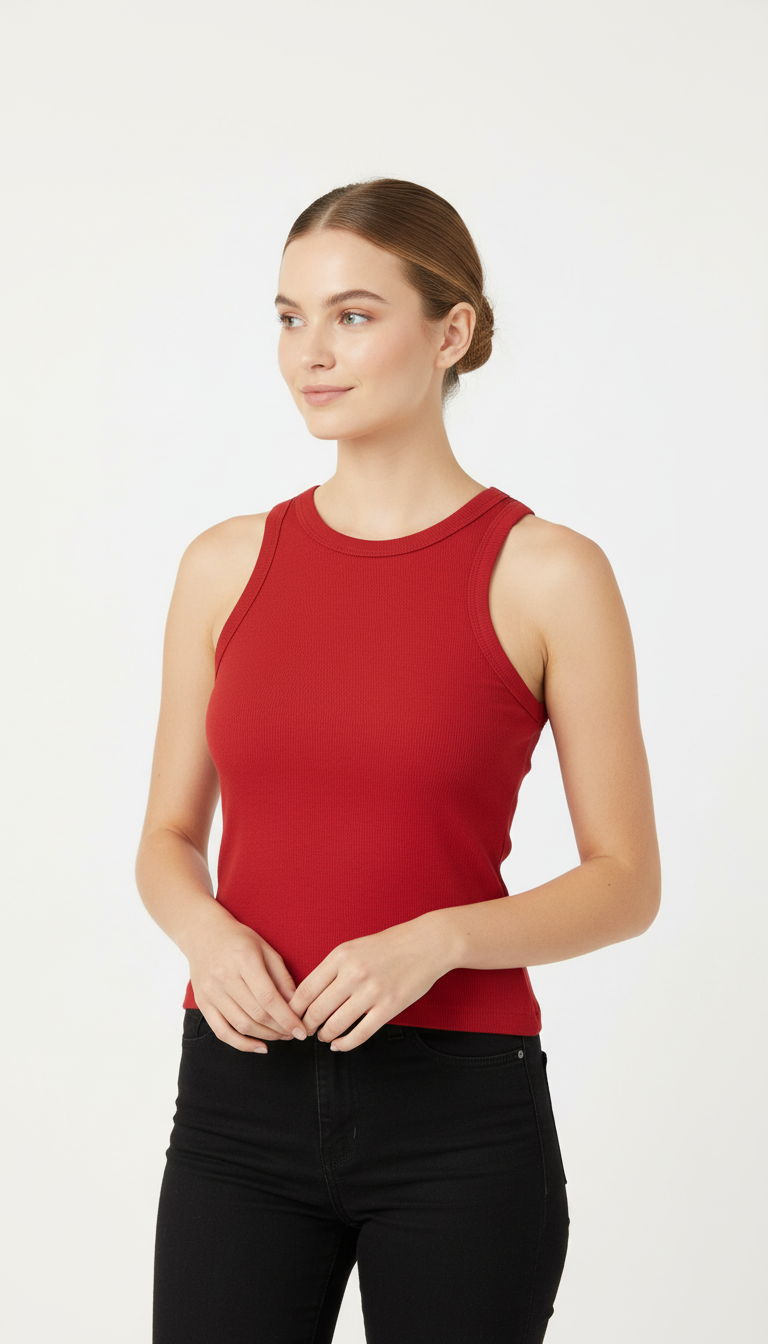 Musculosa Rip Curl Tank Race Rojo