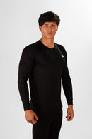 Remera Manga Larga Ocn Termica Heat Negro Importado