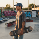 Gorra Ocn Cracked Azul